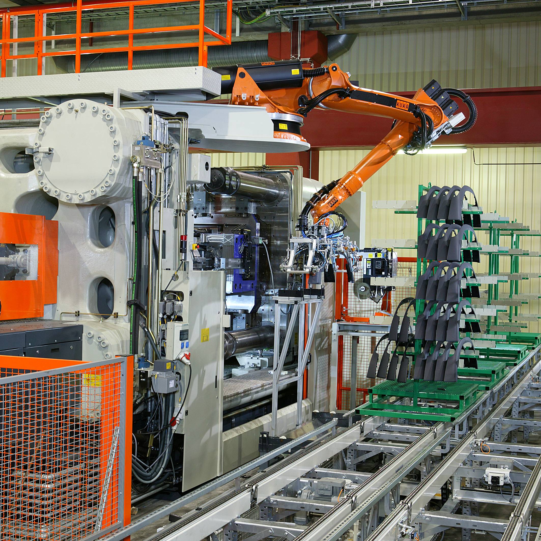 Kuka Robot 库卡机器人 汽车零部件 外饰件 保险杠 注塑取件f